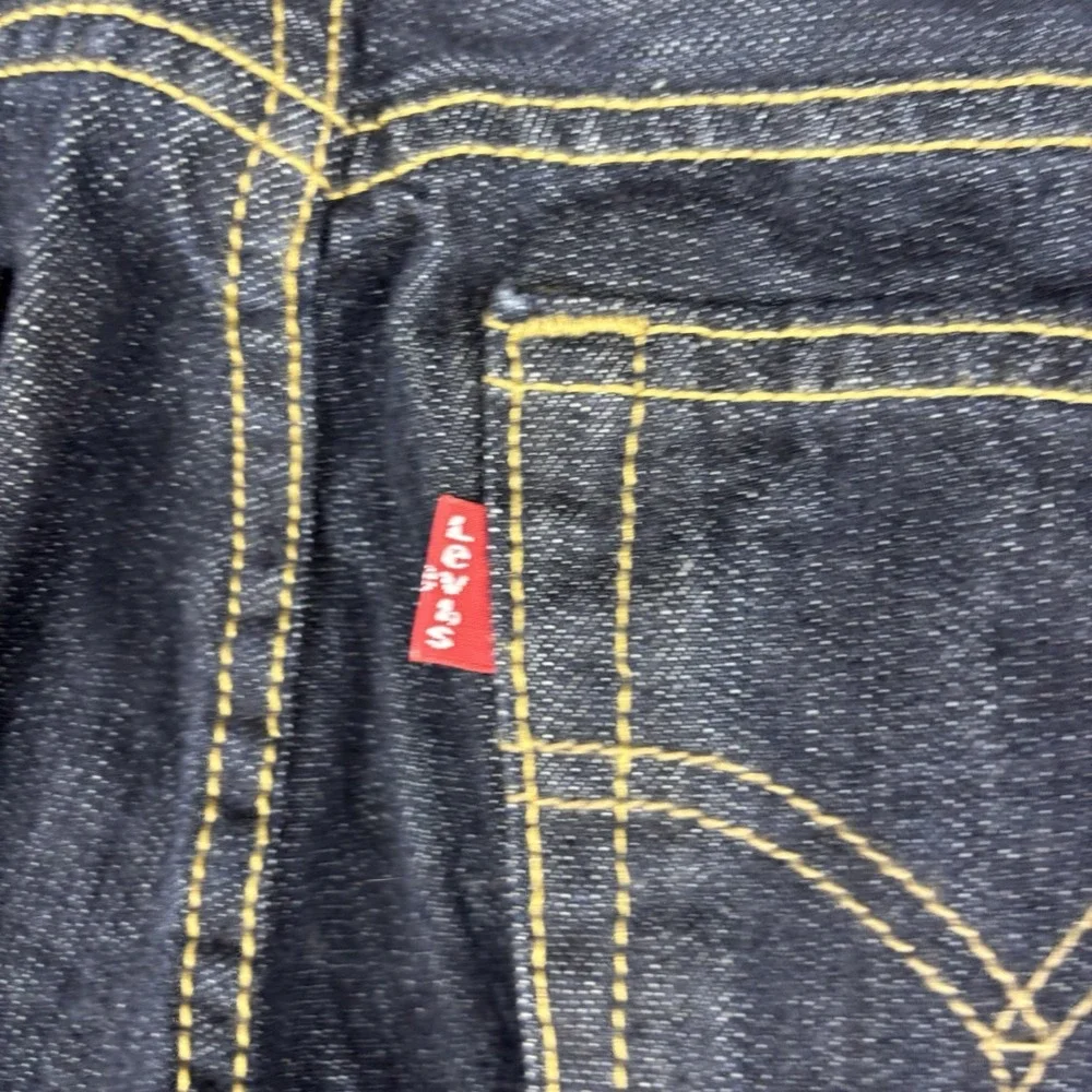 Levi's 505 Jeans Boys Youth 14 Regular NWT Straight‎ Leg Dark Wash Blue Denim